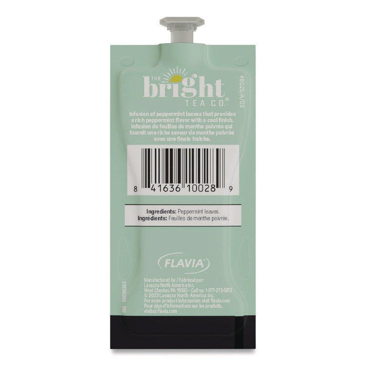 The Bright Tea Co. Peppermint Herbal Tea Freshpack, 100/Carton