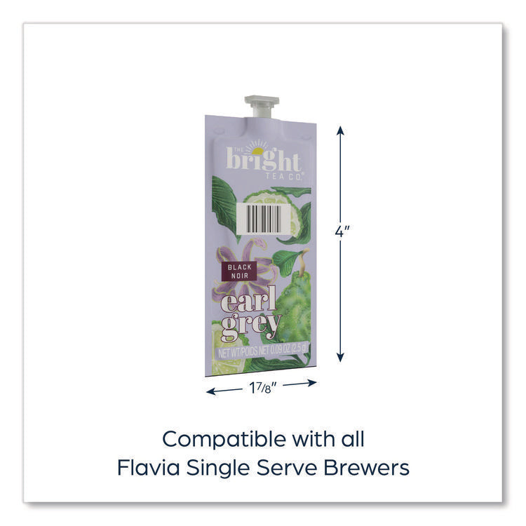 The Bright Tea Co. Earl Grey Black Tea Freshpack, 100/Carton