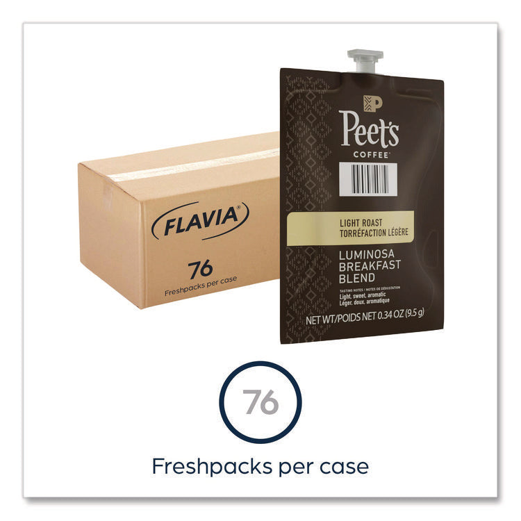Peet's Coffee Colombia Luminosa, Breakfast Blend, 76/Carton