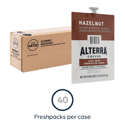 Alterra Hazelnut Coffee Freshpack, 40/Carton