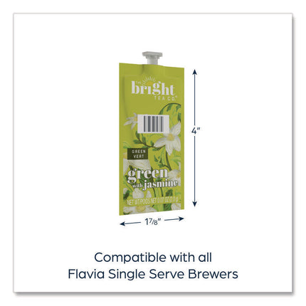 The Bright Tea Co. Green with Jasmine Tea Freshpack, 40/Carton