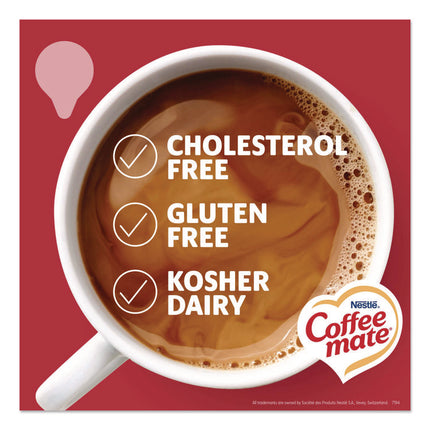 Liquid Coffee Creamer, Peppermint Mocha, 0.38 oz Mini Cups, 50/Box, 4 Boxes/Carton