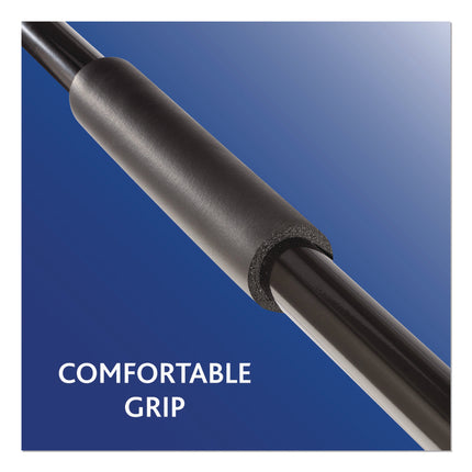 Outdoor PowerCorner Angle Broom, 48" Handle, Black/Gray