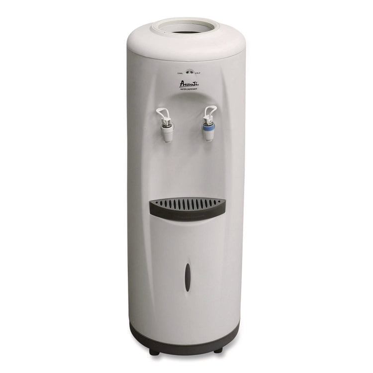 Cold And Room Temperature Water Dispenser, 3-5 Gal, 11.5 X 12. 5 X 34, White