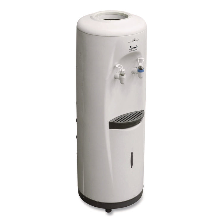 Cold And Room Temperature Water Dispenser, 3-5 Gal, 11.5 X 12. 5 X 34, White