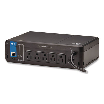 Standby Cloud-Connected UPS with Remote Monitoring, 5 Outlets, 850 VA, 190 J