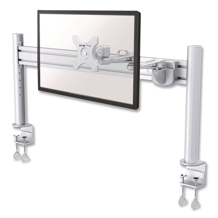 Slat Rail for Slat Wall System for 32" TVs, 3.39w x 1.8d x 41h, Silver, Supports 33 lb