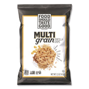 Tortilla Chips, Multigrain with Sea Salt, 1.5 oz, 24/Carton