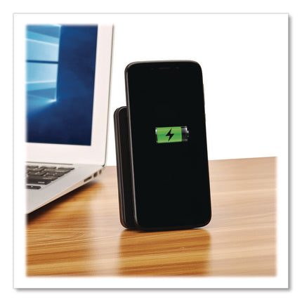 Portable Wireless Magnetic Charging Power Bank, USB C, Black