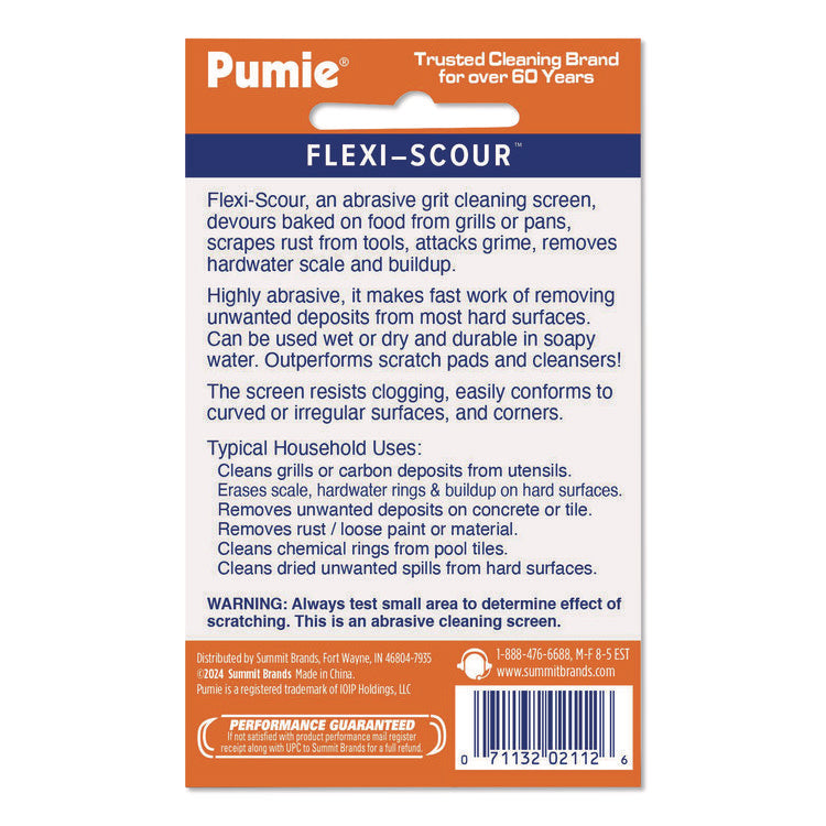 Flexible Scouring Screen, 5.5 x 4, Black, 48/Carton