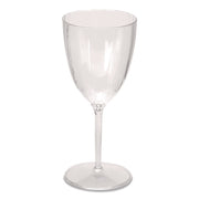 Classicware One-Piece Stemware, 6 oz, Plastic, Clear, 100/Carton
