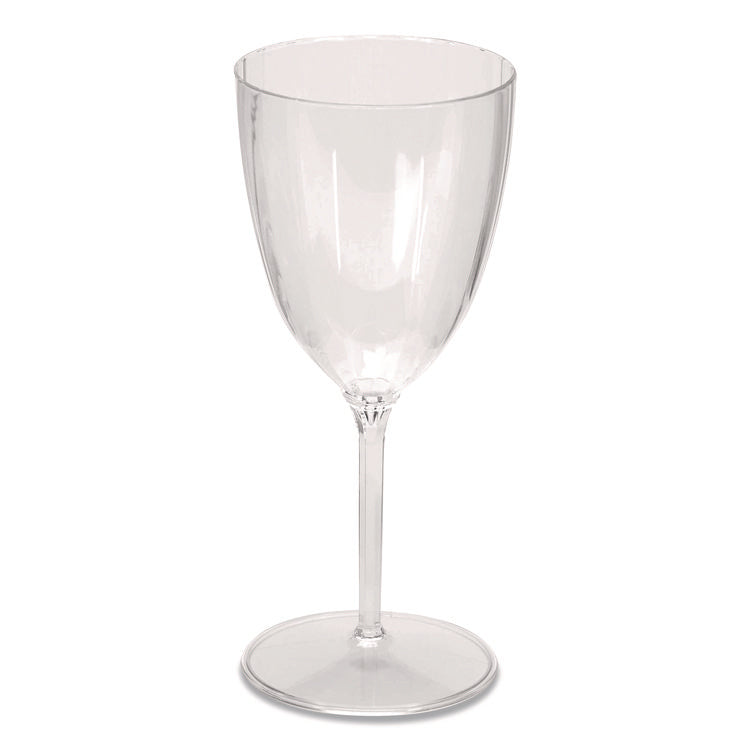 Classicware One-Piece Stemware, 6 oz, Plastic, Clear, 100/Carton