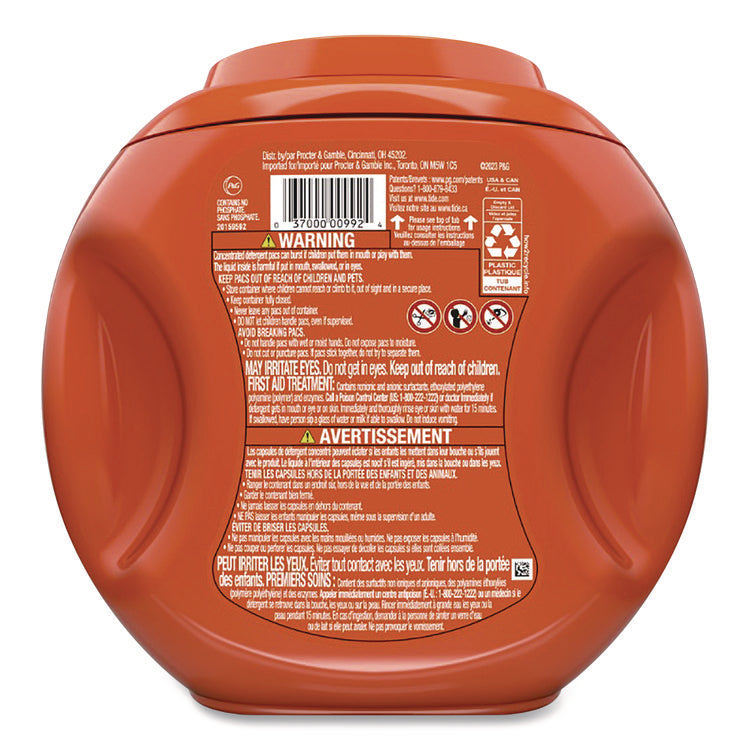 PODS Laundry Detergent, Spring Meadow Scent, 35 oz Tub, 42 Pods/Tub