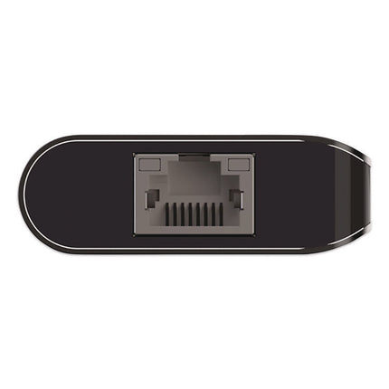 Connect 6-in-1 USB-C Multiport Adapter Hub, 6-Port, Gray