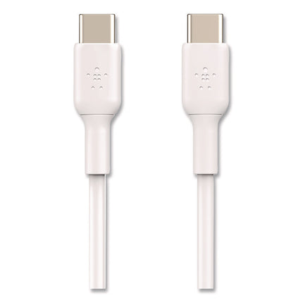 BOOST CHARGE USB-C to USB-C Cable, 3.3 ft, White, 2/Pack