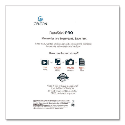 DataStick Pro USB 3.2 Type A Flash Drive, 512 GB, Black