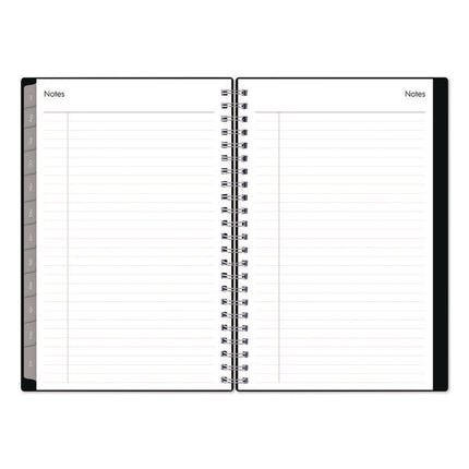 Enterprise Academic Weekly/Monthly Planner, 8 x 5, Black Cover, 12-Month (July to June): 2024 to 2025