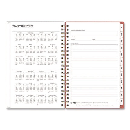 Cali Create-Your-Own Cover Academic Year Weekly/Monthly Planner, Abstract Artwork, 8 x 5, 12-Month: July 2024 to June 2025