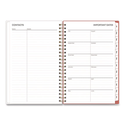 Cali Create-Your-Own Cover Academic Year Weekly/Monthly Planner, Abstract Artwork, 8 x 5, 12-Month: July 2024 to June 2025