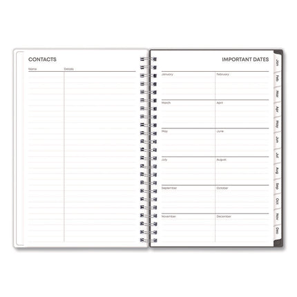Montauk Weekly/Monthly Planner, Abstract Artwork, 8 x 5, Multicolor Cover, 12-Month (Jan to Dec): 2025