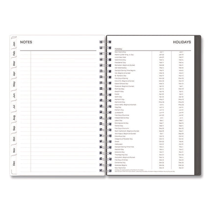 Montauk Weekly/Monthly Planner, Abstract Artwork, 8 x 5, Multicolor Cover, 12-Month (Jan to Dec): 2025
