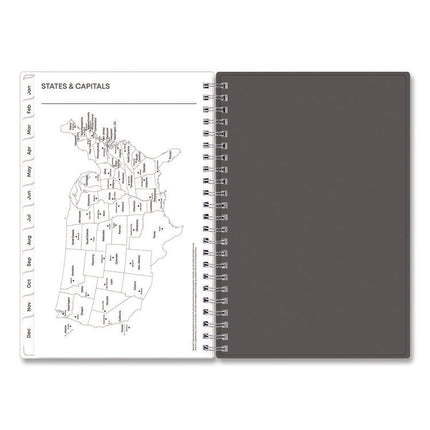 Montauk Weekly/Monthly Planner, Abstract Artwork, 8 x 5, Multicolor Cover, 12-Month (Jan to Dec): 2025