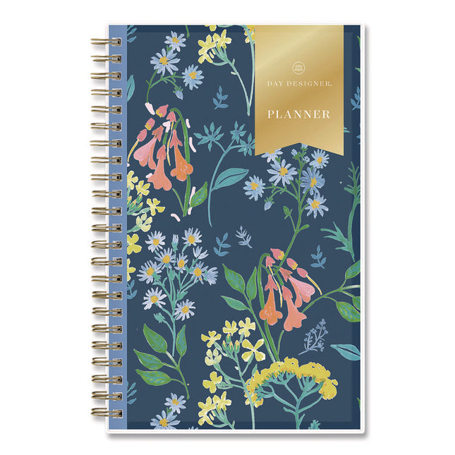 Day Designer Meadow Weekly/Monthly Planner, Wildflowers Artwork, 8 x 5, Multicolor Cover, 12-Month (Jan to Dec): 2025