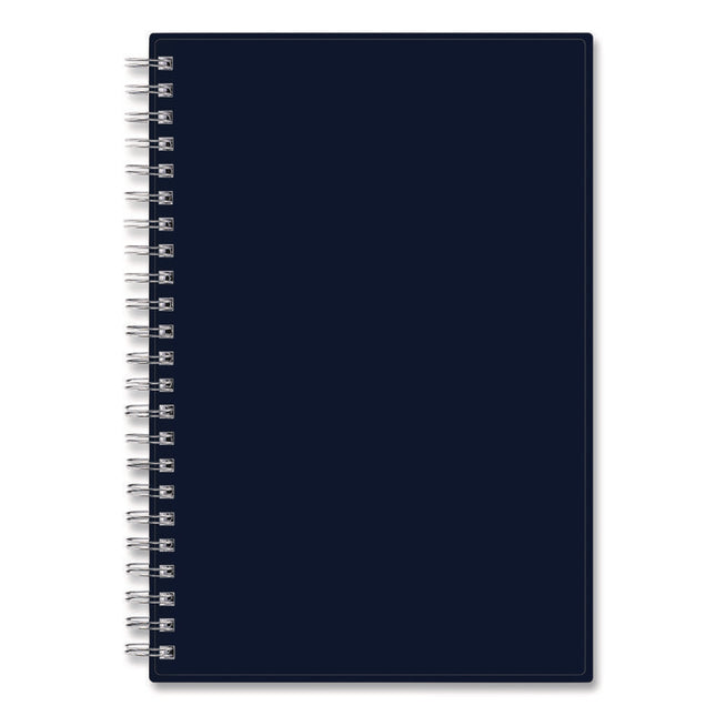 Passages Weekly/Monthly Planner, 8 x 5, Navy Blue Cover, 12-Month (Jan to Dec): 2025