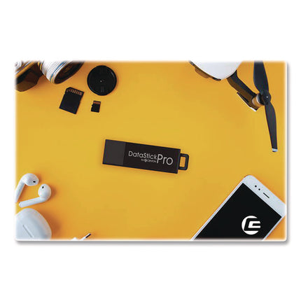 DataStick Pro USB 3.2 Type A Flash Drive, 32 GB, Black, 10/Pack