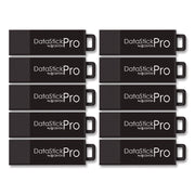DataStick Pro USB 3.2 Type A Flash Drive, 128 GB, Black, 10/Pack