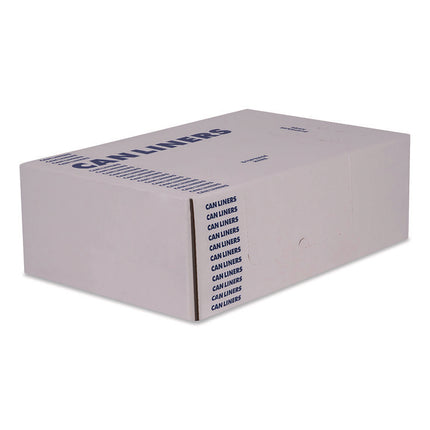 High-Density Waste Can Liners, 10 gal, 8 mic, 24 x 24, Natural, 1,000/Carton