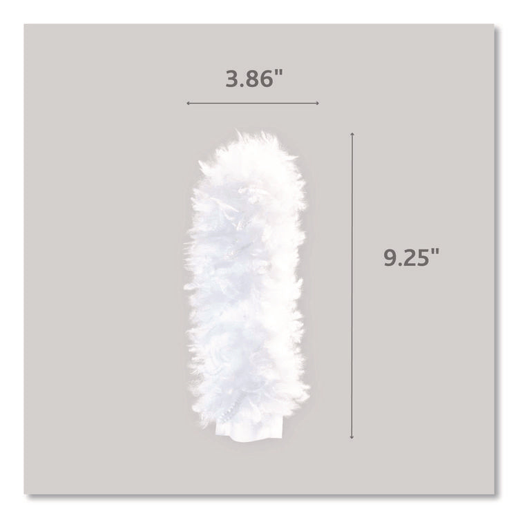 Flex and Catch Duster Heavy-Duty Refills, Polyester, White, 5/Pack, 4 Packs/Carton