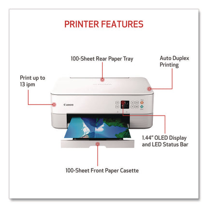 PIXMA TS6420a Wireless Color All-in-One Inkjet Printer, Copy/Print/Scan