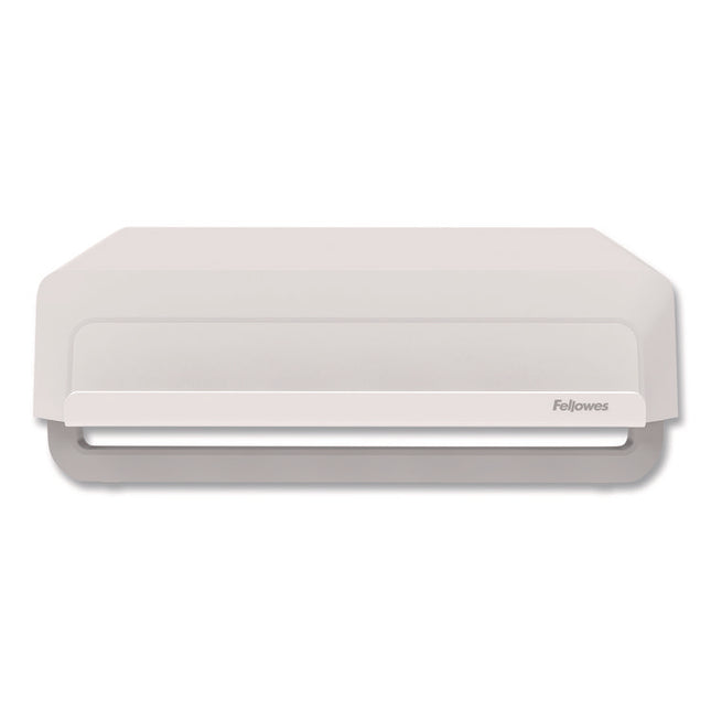 Breyta Monitor Stand, 13.94" x 11.97" x 3.23" to 5.9", White, Supports 33 lb