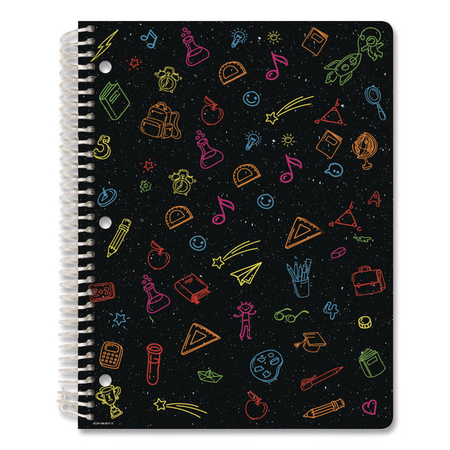 Chalkboard Doodles Weekly/Monthly Student Planner, Academic Artwork, 11 x 8.5, Multicolor Cover, 11-Month: Aug 2024-June 2025
