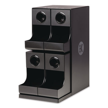 K-Cup Organizer, 4-Compartment, Black