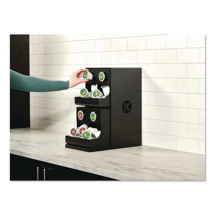 K-Cup Organizer, 4-Compartment, Black