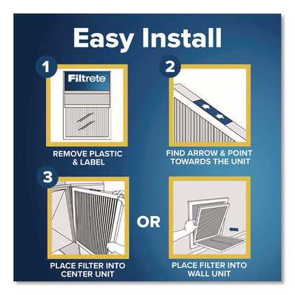 Allergen Defense Air Filter, 16 x 25, 4/Carton