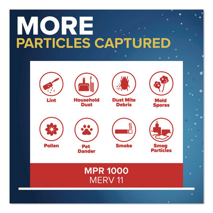 Allergen Defense Air Filter, 16 x 25, 4/Carton