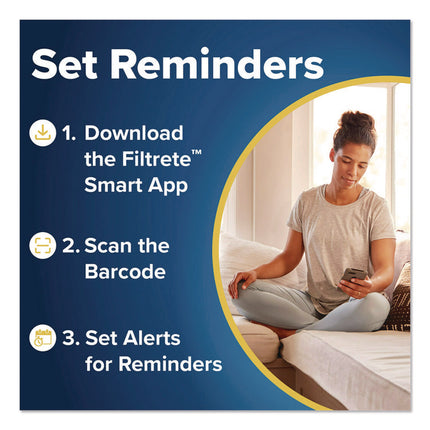 Allergen Defense Air Filter, 16 x 25, 4/Carton