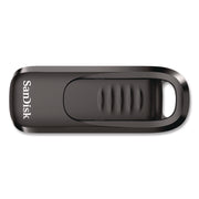 Ultra Slider USB 3.2 Type C Flash Drive, 128 GB, Black