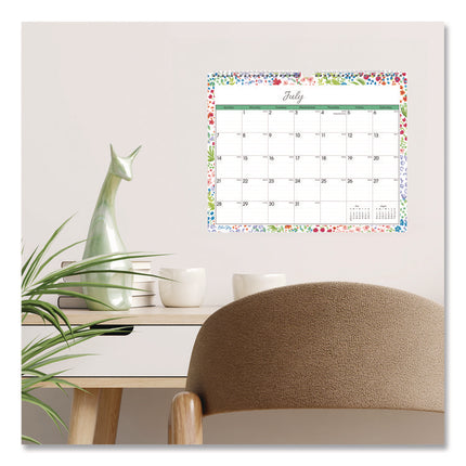 Ditsy Dapple Light Academic Wall Calendar, Floral Artwork, 15 x 12, White/Multicolor Sheets, 12-Month (July-June): 2024-2025