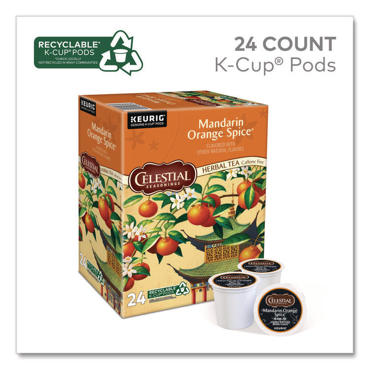 Mandarin Orange Spice Herb Tea K-Cups, 96/carton