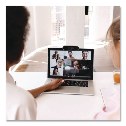 HD Elite Portable Webcam, 1920 pixels x 1080 pixels, 2 Mpixels, Black