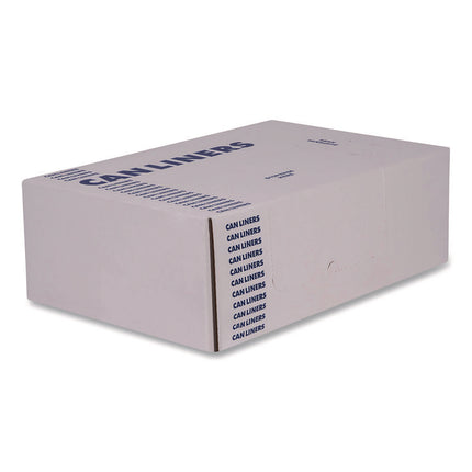 High-Density Can Liners, 16 gal, 8 mic, 24 x 33, Natural, Perforated Roll, 1,000/Carton