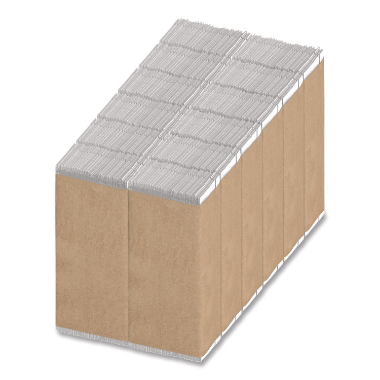 Select Folded Paper Towels, C-Fold Towels, 1-Ply, 3.75 x 10, White, 198 Towels/Pack, 12 Packs/Carton
