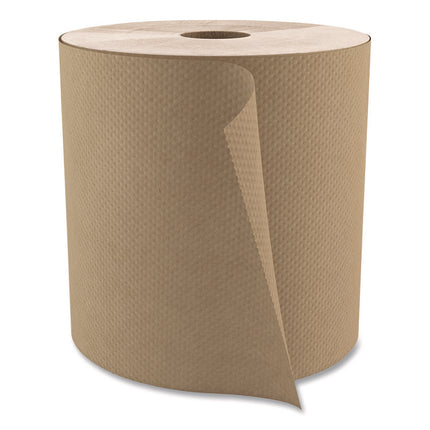 Select Roll Paper Towels, 1-Ply, 7.9" X 800 Ft, Natural, 6/carton