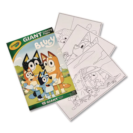 Bluey Giant Coloring Pages, (18) 12.13" x 18.88" Sheets
