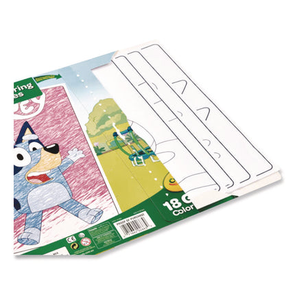 Bluey Giant Coloring Pages, (18) 12.13" x 18.88" Sheets