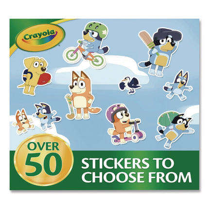 Bluey Color and Sticker Activity Set, (32) Coloring Sheets, (51) Stickers, (5) Pip-Squeaks Markers
